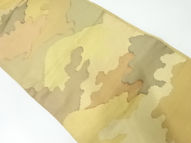 JAPANESE FUKURO OBI / WOVEN DISTANT MOUNTAINS